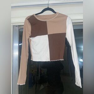 Colorblock Long Sleeve Top